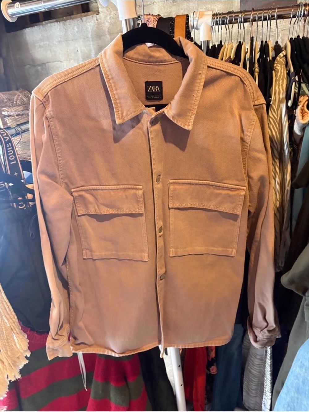 ZARA Men's Salmon Jacket